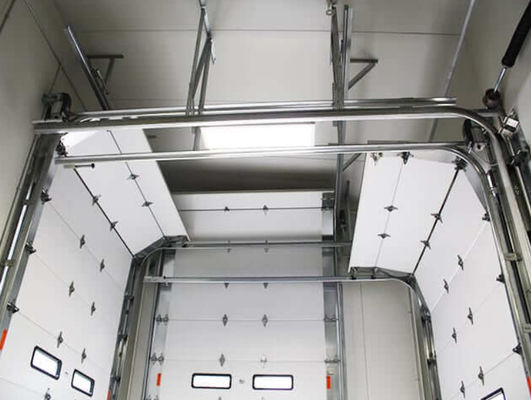Puerta de garaje seccional aislada con 50 mm-80 mm para ascensor automático industrial y comercial
