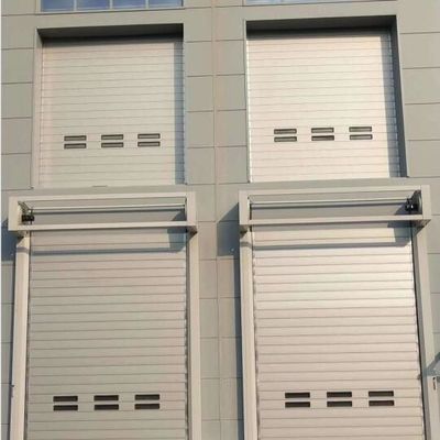 Puerta espiral de alta velocidad del panel de las puertas espirales de aluminio del gobierno 220m m