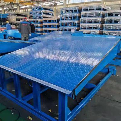 15000KG Nivelador de muelle de carga hidráulico integrado estacionario para parque logístico China fabricante