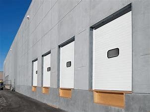 La termal de la capa del polvo Sus304 aisló puertas seccionales pellizca resistente para Warehouse