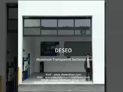 Automático de rodadura eléctrica exterior de aleación de aluminio vista completa de 3 capas de aluminio de aleación de vidrio seccional