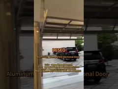Puerta seccional de aluminio