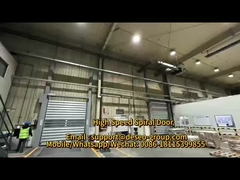 Puerta espiral de alta velocidad