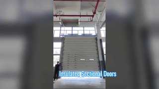 Puertas seccionales aisladas
