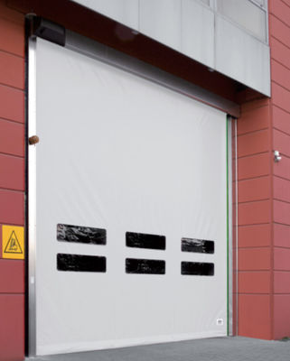 Aislamiento térmico rápido rápido del PVC del obturador rodante automático de la puerta del rodillo de la industria