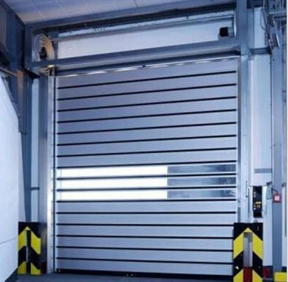 Puertas de rodillo rápidas de PVC de almacén Rastreador industrial de alta velocidad 220V 0,6m/S Mayorista PVC eléctrico rápido