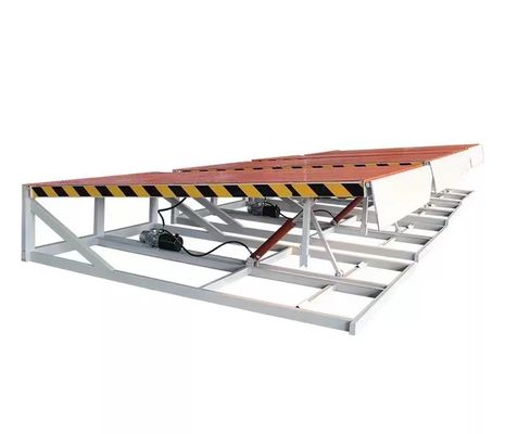 Carga automática 8000KG Nivelador de muelle de carga integrado hidráulico estacionario