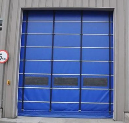 Puertas rápidas modificadas para requisitos particulares del rodillo de la velocidad del congelador con el sensor infrarrojo Warehouse