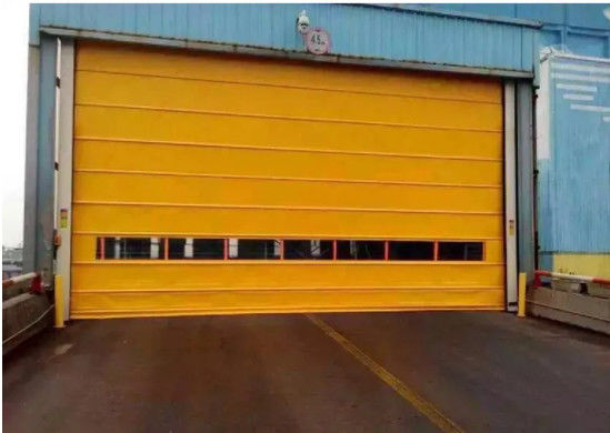 Puertas de rodillo rápidas industriales con fotocélula Dispositivo de seguridad de obturación automática