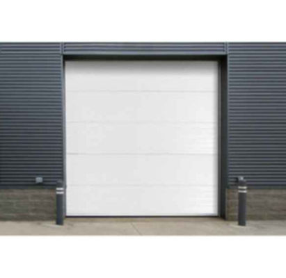 Diseño moderno seccional industrial 50mm~80mm espesor aislado puerta seccional de garaje, puertas seccionales comerciales