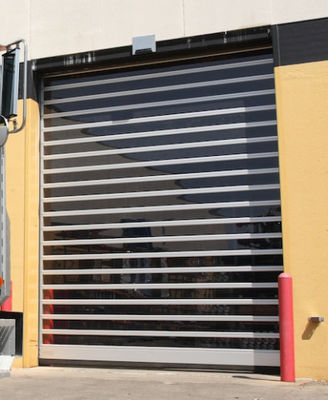 Control de PLC de puerta espiral de obturador automático de aluminio eficiente para control remoto de 380V 50hz