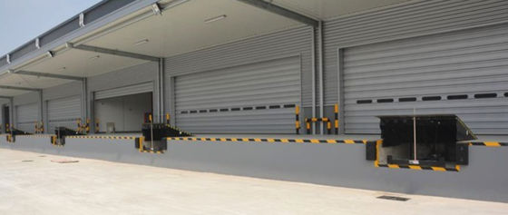 Limpiezas de puertas de muelle con revestimiento en polvo Taller Placa de muelle automática 25000-40000LBS Fija