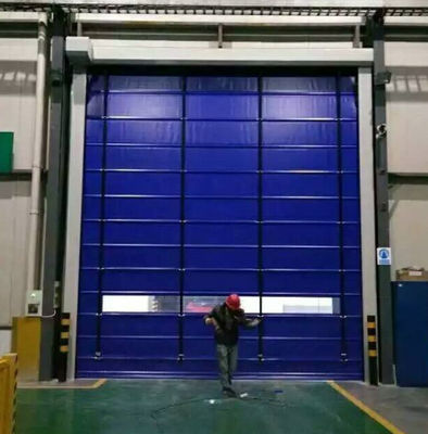 Puertas de rodillo rápidas personalizables con alta seguridad y resistencia a las intemperie Puertas industriales automáticas rápidas de tela flexible