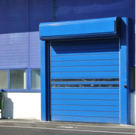 Puerta superior en espiral transparente de aluminio Eficiencia de seguridad de la puerta eléctrica personalizada para garaje
