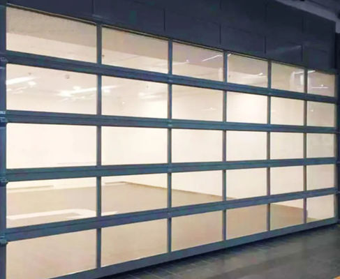 Puertas de garaje seccionales de villa de aluminio estanqueidad al agua clase 3