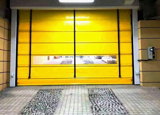 Puerta de alta seguridad de alta velocidad de PVC Rollo de puertas de cerradura rápida 304 de acero inoxidable de aluminio Puerta de cremallera rápida