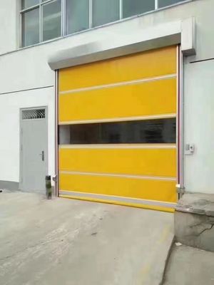 Seguridad de diseño moderno Puerta de rodillo rápida con aislamiento y bajo mantenimiento Anticorrosin y resistente al desgaste