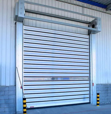 Puerta espiral motorizada de alta velocidad con sensor fotoeléctrico 0,8m/s Velocidad y 220V/50HZ Fuente de alimentación Industrial automática