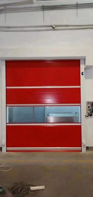 Puertas de rodillo rápidas aisladas de seguridad operación manual/automática bajo mantenimiento PVC mayorista