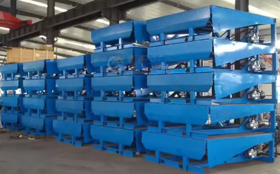 Nivelador eléctrico de muelle de carga con capacidad de 10 000-20 000 libras acabado recubierto en polvo y seguridad mejorada