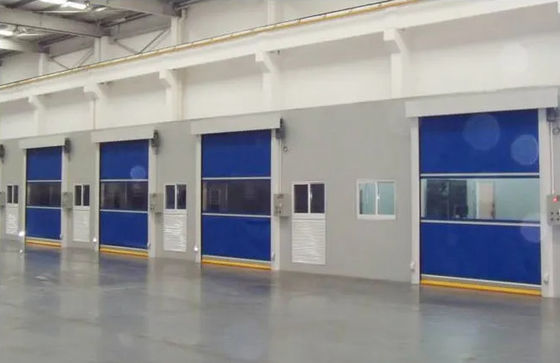 Puertas de rodillo rápidas de aislamiento térmico con fácil instalación