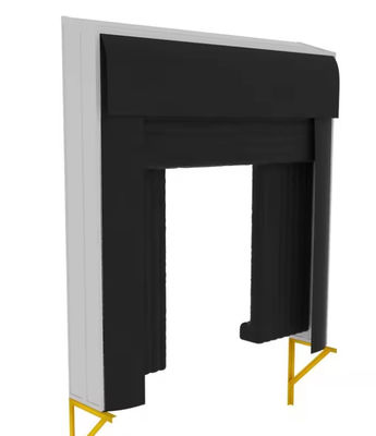 Refugio de muelle inflable resistente al fuego y a los rayos UV con diseño flexible Sistema de logística industrial sello de muelle