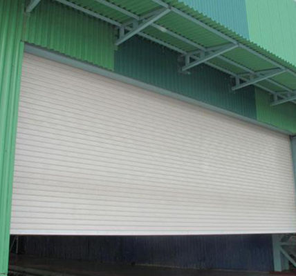 Puertas seccionales aisladas de acero recubierto en polvo Hardware Aluminio Umbral de alto rendimiento