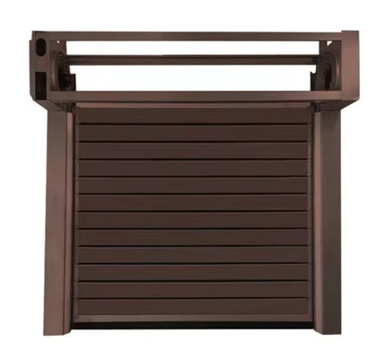 Aluminio de aleación 0.75KW motor PLC controlado de velocidad espiral de la puerta de apertura con 220V suministro de energía industrial de alta calidad puerta