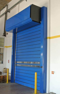 Aluminio transparente de alta velocidad de seguridad de la puerta espiral para la eficiencia personalizada como fabricante de pedido