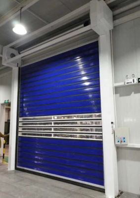 Aluminio transparente de alta velocidad de seguridad de la puerta espiral para la eficiencia personalizada como fabricante de pedido