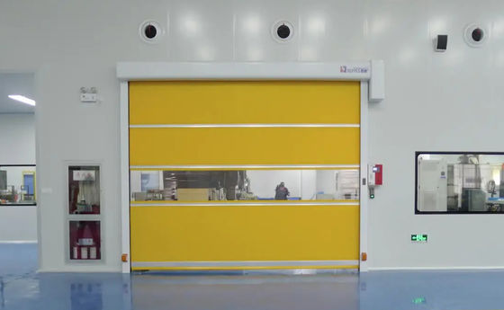 Control remoto Puerta de persiana rápida de estilo moderno de PVC con aislamiento térmico