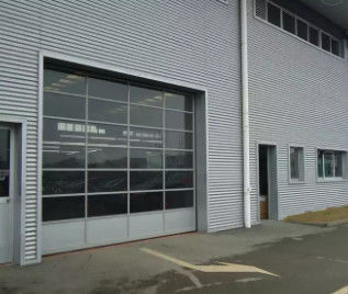 Puertas de garaje de doble acristalamiento de aluminio impermeable