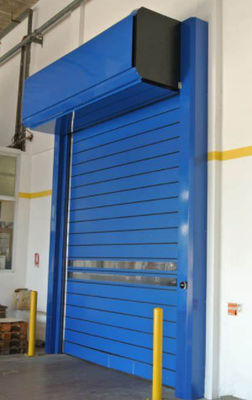 Puerta seccional aislada en polvo con aislamiento de espuma de poliuretano de 50-80 mm