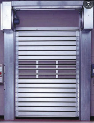 Puerta seccional aislada en polvo con aislamiento de espuma de poliuretano de 50-80 mm