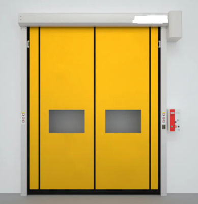 Aislamiento Rápido Rollo de Puerta de Cerradura Con 304 Acero inoxidable Automático Pvc Cerradura Puerta Rápida