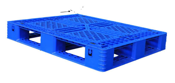 Reutilizable 4T estático 1T bastidor Cargable de dos vías entrada apilable Hygienic superficie lisa paleta de plástico