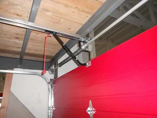 Tiempo sellado Automático Industrial Seccional Puertas Aéreas Metal Automático Almacén de acero Elevación alta