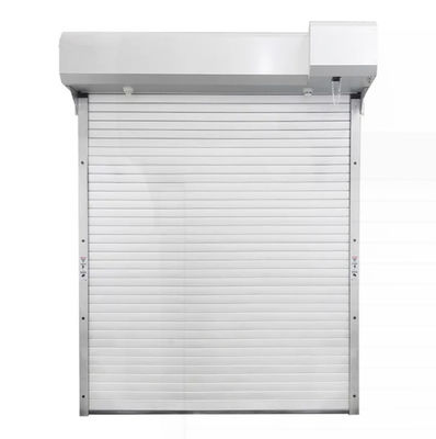Industria Almacén rápido aislado de aluminio transparente puerta espiral de alta velocidad de seguridad Eficiencia Velocidad de apertura 0,8 m/s para entornos de ritmo rápido