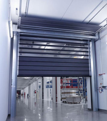 Automático de rodadura de alta performance de aleación de aluminio de alta velocidad puerta espiral de seguridad eficiencia de suministro de energía garantizada 220V/50HZ velocidad de cierre 0.8m/s