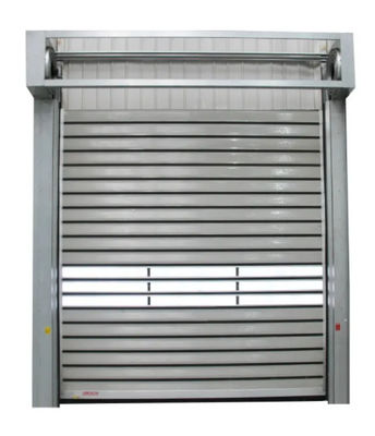 Sistema de seguridad del sensor fotoeléctrico Puerta espiral transparente de alta velocidad de aluminio para máxima eficiencia y rendimiento suave