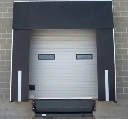 Industrial ajustable inflable aislado hermético refugio de muelle sellado excelente resistencia al fuego y flexibilidad