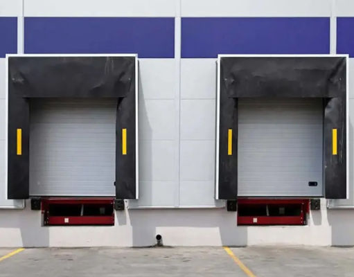 Sistema de carga industrial ajustable Refugio de la puerta del muelle con color personalizado