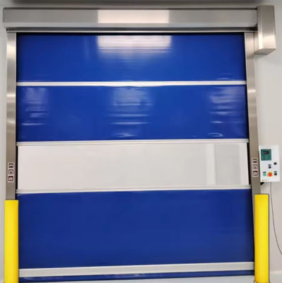 DESEO Garage automático de bajo mantenimiento de alta velocidad de PVC Rollo de puerta de persiana rápida 304 material de acero inoxidable