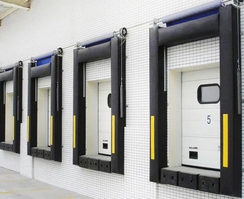 Moderno sistema de carga ajustable puerta del muelle refugio fácil instalación