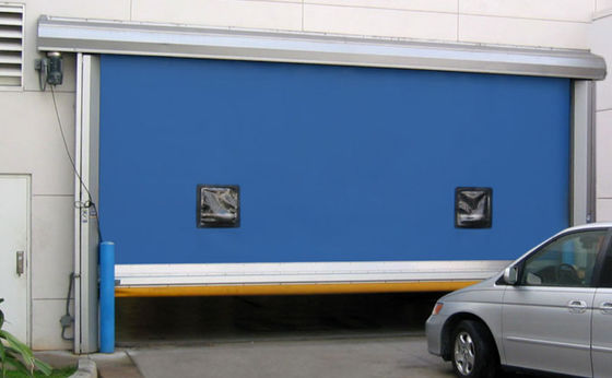Estructura de acero de alta velocidad PVC Rollo de puertas de persianas rápidas 304 Material de acero inoxidable para durabilidad e aislamiento