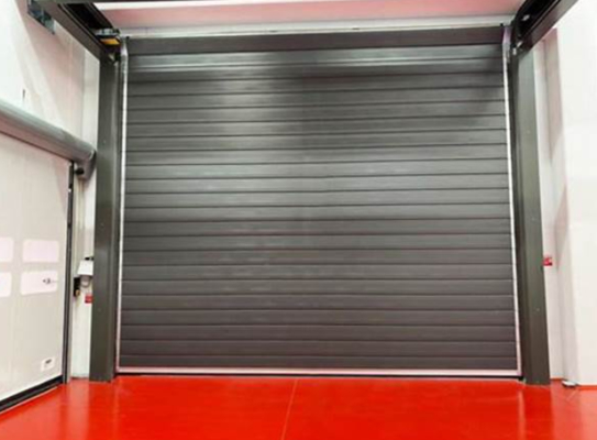 Puerta de espiral rápida exterior inteligente Industrial de espiral dura de aluminio de alta velocidad Puerta de espiral seguridad y eficiencia para aplicaciones industriales de trabajo pesado