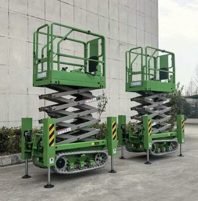 Elevación articulada para trabajos elevados y proyectos al aire libre Elevación eléctrica de tijeras autopropulsada Plataforma de trabajo aérea