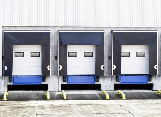 DESEO Ahorro energético Industrial Ajustable Inflable aislado hermético Sellado refugio de muelle para taller Con estructura de acero de servicio