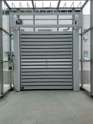El aluminio de alta resistencia rueda para arriba puertas espirales de alta velocidad del obturador del rodillo de puerta de la puerta