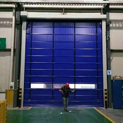 Botón rápido de las condiciones climáticas del control de las puertas del rodillo del PVC de Warehouse